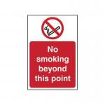 No Smoking Beyond Thispoint - Sav (400 X 600 Mm) 422250