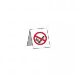No Smoking Desksign - 1.2 mm Recyclable Pp (50 X 50 Mm) 422253