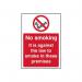 No Smoking It Is Against The Lawto Smoke in These Premises - 1.2 mm Recyclable Pp (148 X 210 Mm) 422260