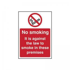No Smoking It Is Against The Law To Smoke In These Premises - Sav 148