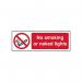 No Smoking Or Nakedlights - 1.2 mm Recyclable Pp (300 X 100 Mm) 422267