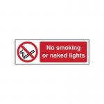 No Smoking Or Nakedlights - Sav (600 X 200 Mm) 422273