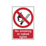 No Smoking Or Nakedlights - Sav 400 X 600 mm 422274