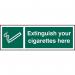 Extinguish Your Cigaretteshere - 1.2 mm Recyclable Pp (300 X 100 Mm) 422278