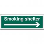 Smoking Shelter (arrowright) - 1.2 mm Recyclable Pp (300 X 100 Mm) 422292