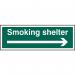 Smoking Shelter (arrowright) - Sav (300 X 100 Mm) 422293