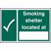 Smoking Shelter Locatedat _____ - 1.2 mm Recyclable Pp (300 X 200 Mm) 422294