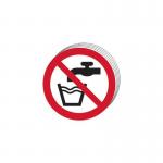 Not Drinking Water Symbol- Sav (50 mm Dia.) (pack of 10) 422309