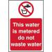 This Water Is Metereddo Not... - 1.2 mm Recyclable Pp (200 X 300 Mm) 422310