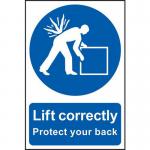 Lift Correctly - Protectyour Back - Sapp (200 X 300 Mm) 422337