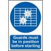Guards Must Be in Positionbefore Starting - Sapp (200 X 300 Mm) 422370