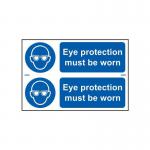 Eye Protection Mustbe Worn - Sapp (300 X 100 Mm) Pack of 2 422380