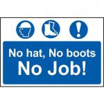 No Hat, No Boots,no Job - Sapp (300 X 200 Mm) 422383