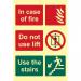 in Case of Fire Do Not Uselift Use The Stairs - Phs (200 X 300 Mm) 422436