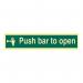 Push Bar to Open- Pho (450 X 100 Mm) 422440
