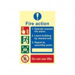 Fire Action Procedure- Phs (200 X 300 Mm) 422456