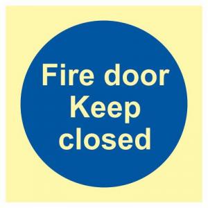 Fire Door Keep Closed - Pho 100 X100mm 422458