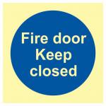 Fire Door Keep Closed- Phs (100 X 100 Mm) 422459