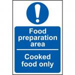 Food Preparation Area Cookedfood Only - 1.2 mm Recyclable Pp (150 X 100 Mm) 422485