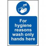 for Hygiene Reasons Washonly Hands Here - 1.2 mm Recyclable Pp (200 X 300 Mm) 422492