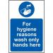 for Hygiene Reasons Washonly Hands Here - Sav (200 X 300 Mm) 422493