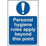 Personal Hygiene Rules Applybeyond This Point - Sav (200 X 300 Mm) 422503