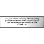 for Your Comfort and Safetywhen Showering... - Chr (200 X 50 Mm) 422588