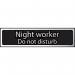 Night Worker Do Notdisturb - Chr (200 X 50 Mm) 422614
