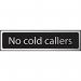 No Cold Callers - Chr (200 X 50 Mm) 422616