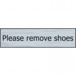 Please Remove Shoes- Sse (200 X 50 Mm) 422649