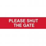 Please Shut Thegate - Sapp (200 X 50 Mm) 422660