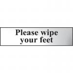 Please Wipe Yourfeet - Chr (200 X 50 Mm) 422661