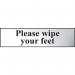 Please Wipe Yourfeet - Chr (200 X 50 Mm) 422661