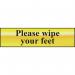 Please Wipe Yourfeet - Pol (200 X 50 Mm) 422663