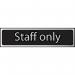 Staff Only - Chr (200 X 50 Mm) 422684