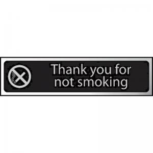 Thank You For Not Smoking - Chr 200 X 50mm 422695