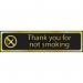 Thank You for Notsmoking - Pol (200 X 50 Mm) 422696