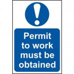 Permit to Work - Pp (400 X 600 Mm) 422712