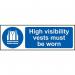 Hi-vis Vests Mustbe Worn - 1.2 mm Recyclable Pp (600 X 200 Mm) 422740