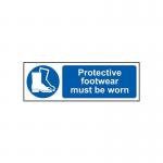 Protective Footwear Mustbe Worn - 1.2 mm Recyclable Pp (300 X 100 Mm) 422743