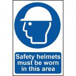 Safety Helmets Must Be Wornin This Area - Correx (200 X 300 Mm) 422751
