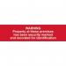 Warning Property at These Premiseshas Been Security Marked... - Sapp (200 X 50 Mm) 422764