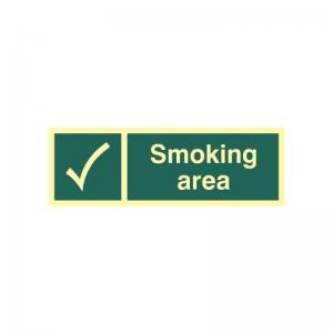 Smoking Area - Phs 300 X 100mm 422766