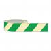 40 mm X 10 m Green Chevronphotoluminescent Tape 422768