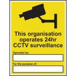 This Organisation Operates 24 Hour Cctv Surveillance - Sav (300 X 400 Mm) 422788
