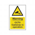 Warning Cctv in Operation- 1.2 mm Recyclable Pp (148 X 210 Mm) 422791