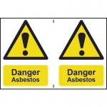 Danger Asbestossapp (150 X 200 Mm) Pack of 4 422802