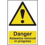 Danger Asbestos Removalin Progress - Sapp (200 X 300 Mm) 422811