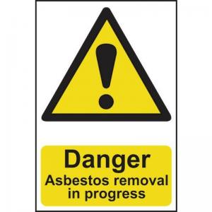 Danger Asbestos Removal In Progress - Sapp 200 X 300mm 422811