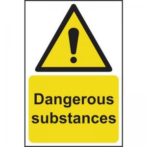 Dangerous Substances - 1.2mm Recyclable Pp 200 X 300mm 422843